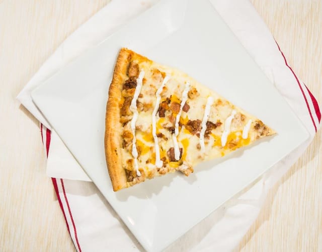 Chicken Bacon Ranch Pizza.